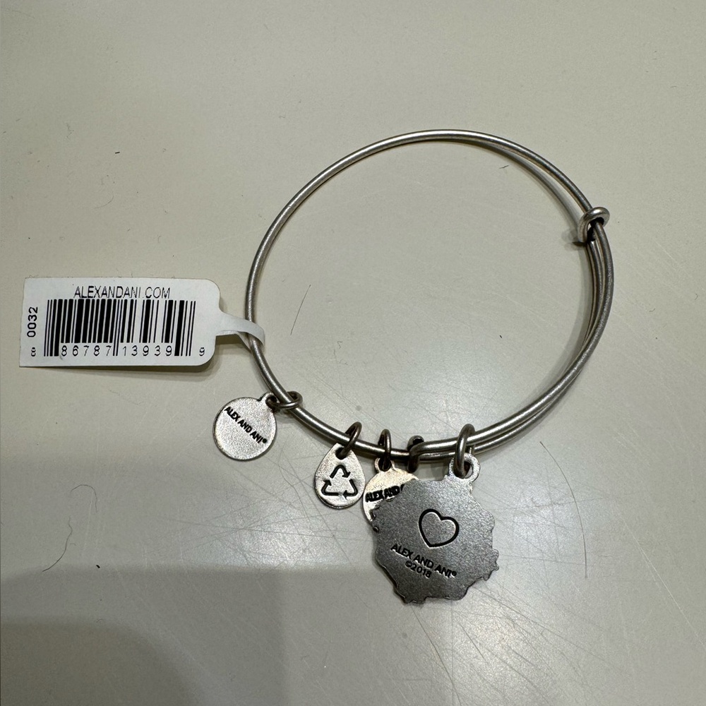 Alex and Ani silver aunt bracelet, NWT - Picture 2 of 2
